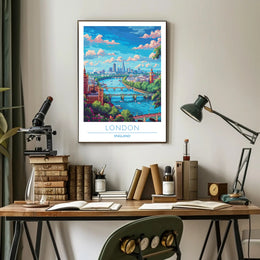 Scenic London Skyline Poster