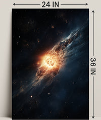 Cosmic Collision Poster