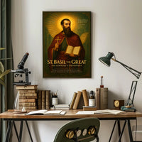 St. Basil The Great The Luminary Of Poster