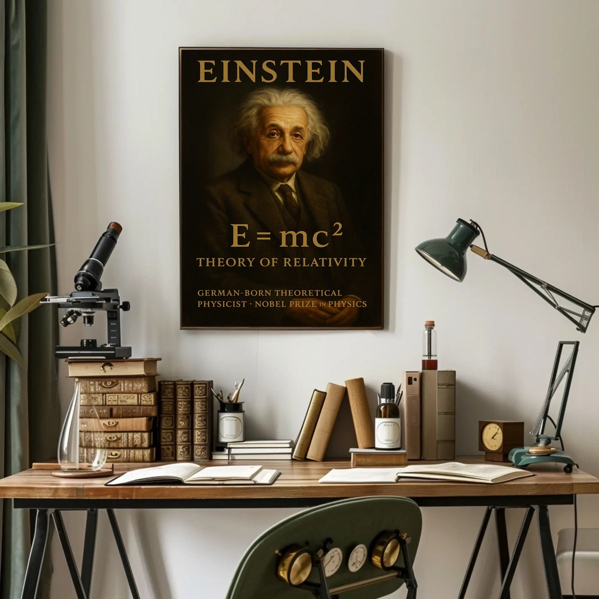 Albert Einstein Theory Of Relativity Poster