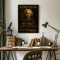 Albert Einstein Theory Of Relativity Poster