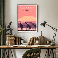 Tanzania Safari Adventure Poster