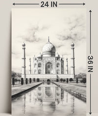 The Majestic Taj Mahal Poster
