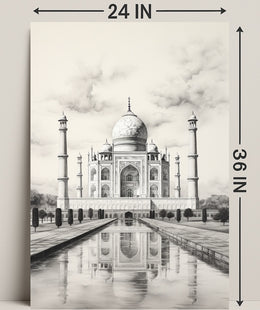 The Majestic Taj Mahal Poster