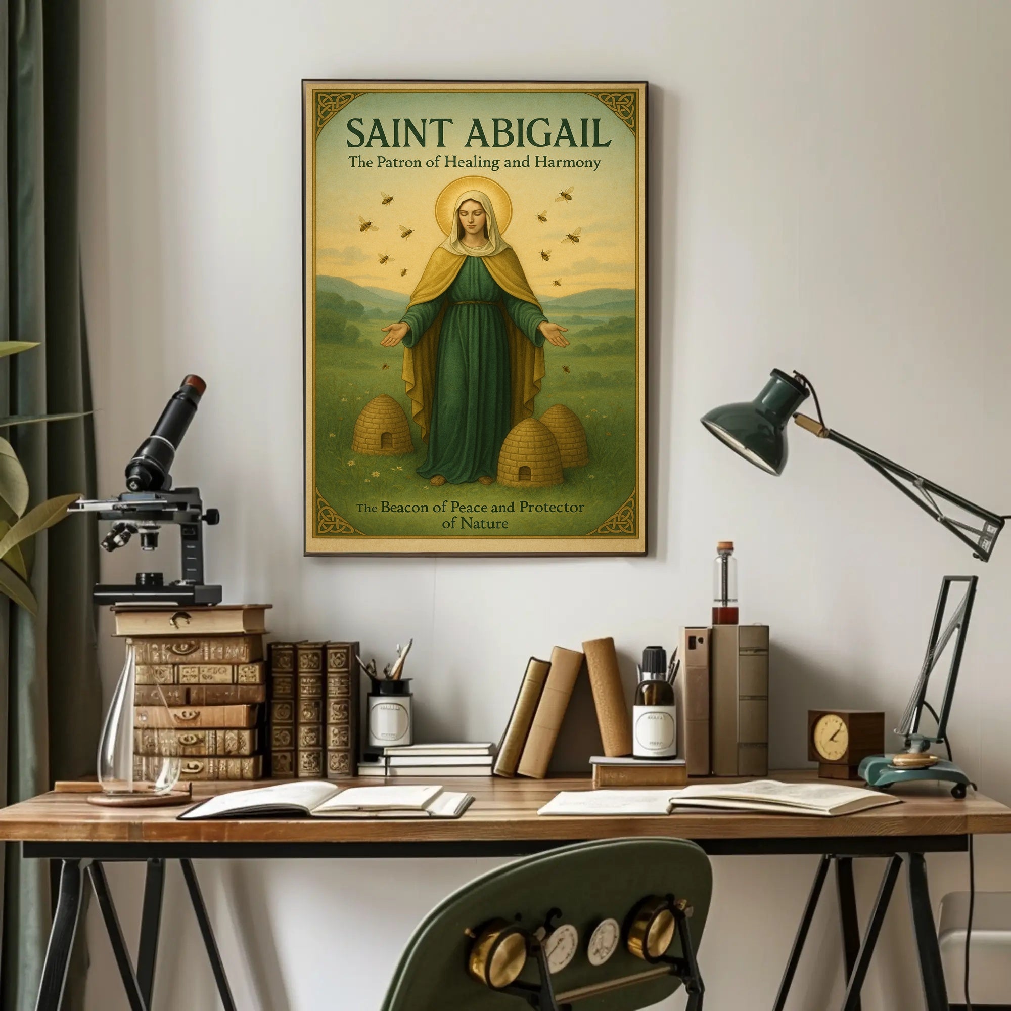 Saint Abigail The Patron of Healing and Harmony Poster PosterGoat