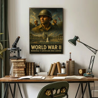 World War Ii Memorial Tribute Poster