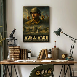 World War Ii Memorial Tribute Poster