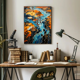 Flowing Landscapes Poster