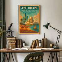 Abu Dhabi Jewel of the Emirates Cultural or Heritage Poster