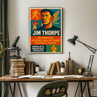Jim Thorpe Legendary Athlete Poster