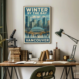 Winter By The Bay Vancouver Poster
