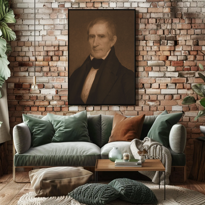 William Harrison 9th President Sepia Photo