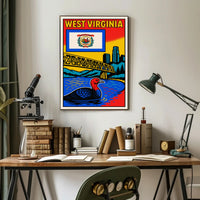 West Virginia Tribute Poster PosterGoat