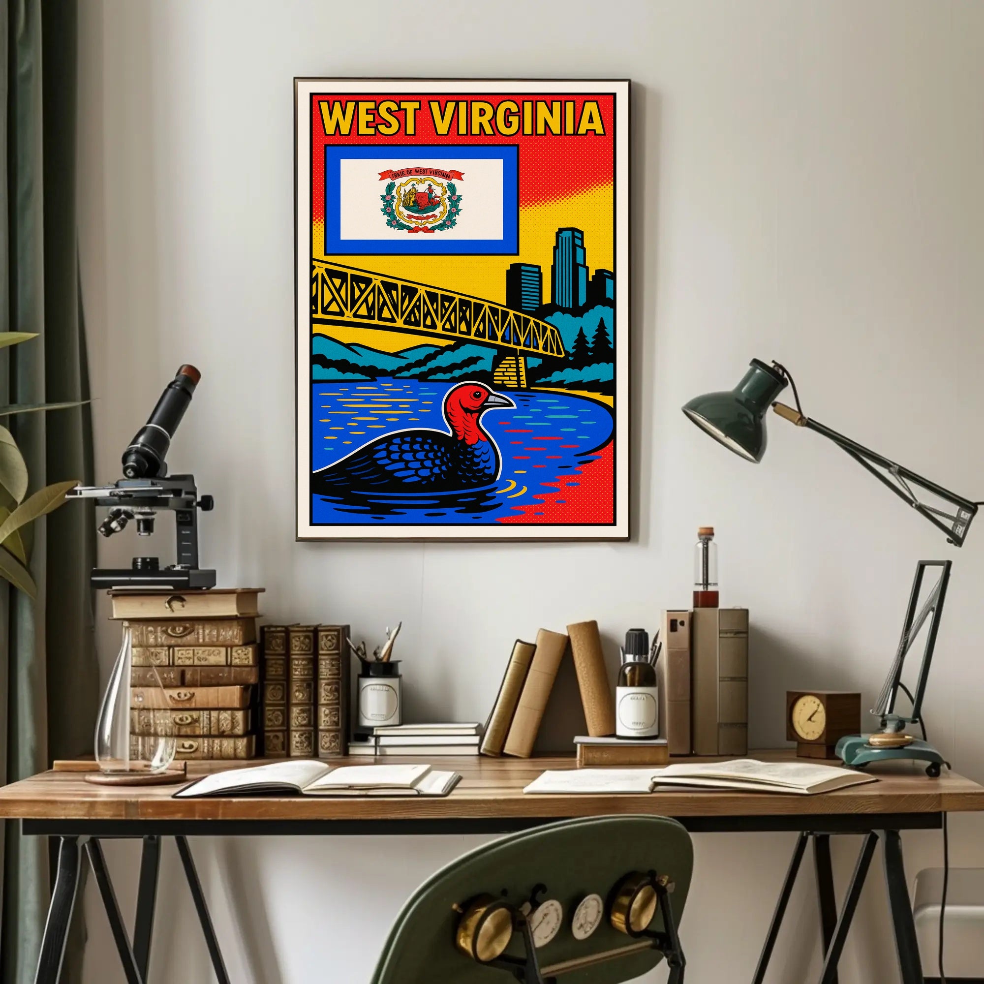 West Virginia Tribute Poster PosterGoat