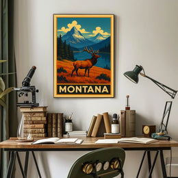 Montana Wilderness Poster