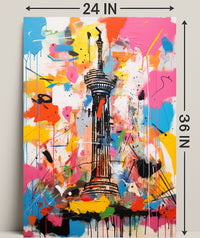 Vibrant Tower Poster