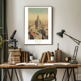 Kyiv Cityscape Poster PosterGoat