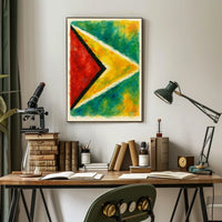 Abstract National Colors Poster