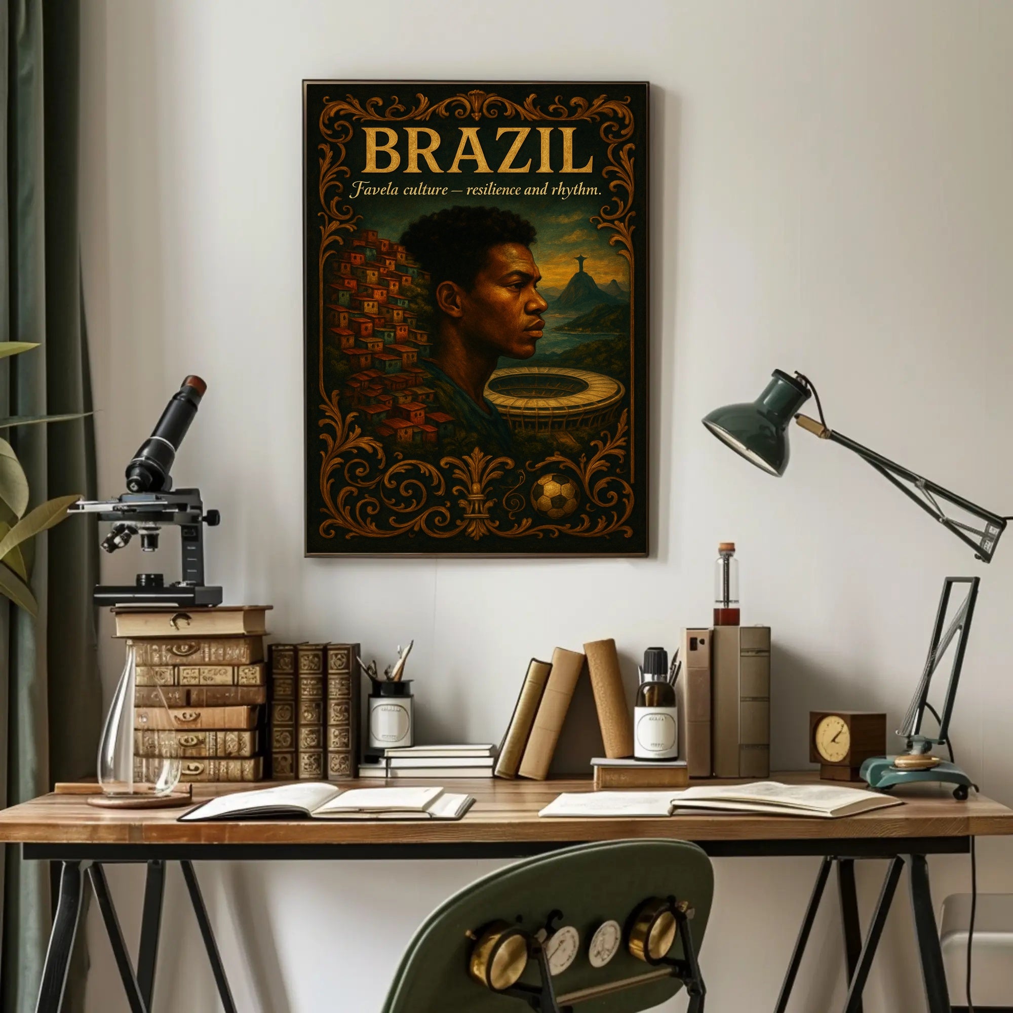 Favela Culture – Resilience and Rhythm Poster PosterGoat