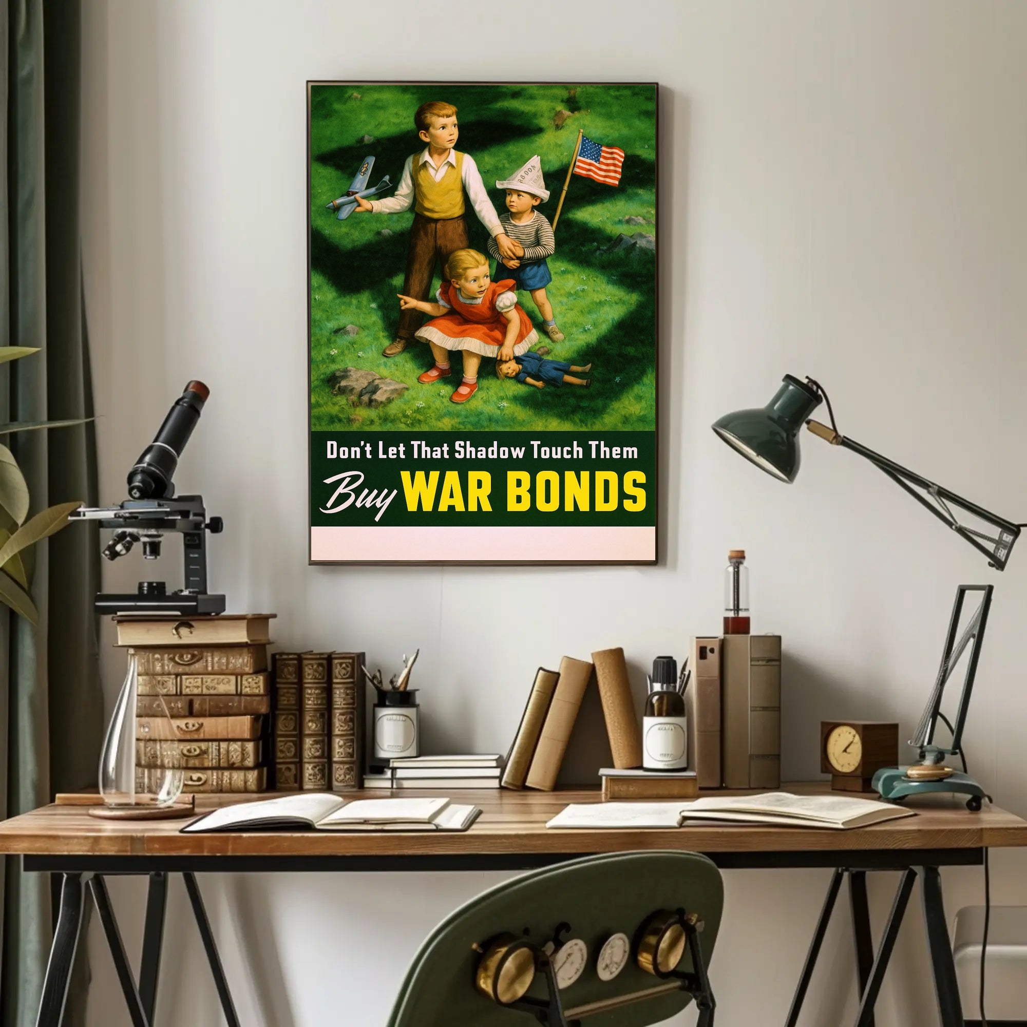 Don't Let That Shadow Touch Them Poster PosterGoat