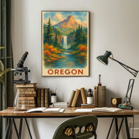 Oregon Scenic Landscape Poster