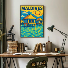 Maldives Paradise Poster