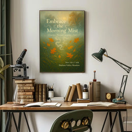 Embrace the Morning Mist Poster