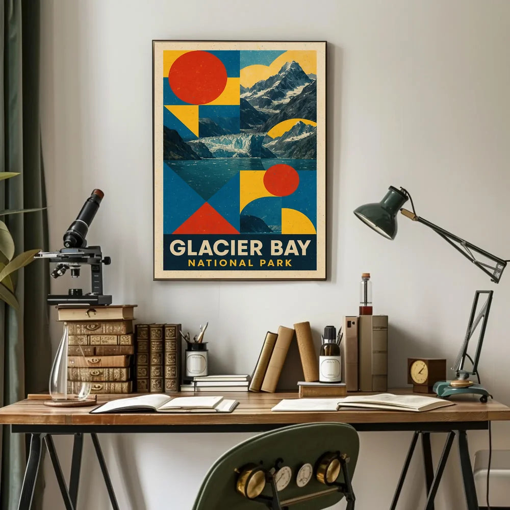 Glacier Bay National Park Scenic Print National Park Poster