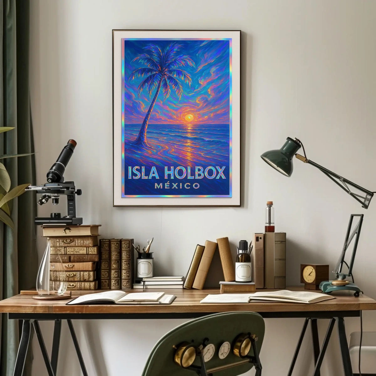 Isla Holbox Sunset Poster
