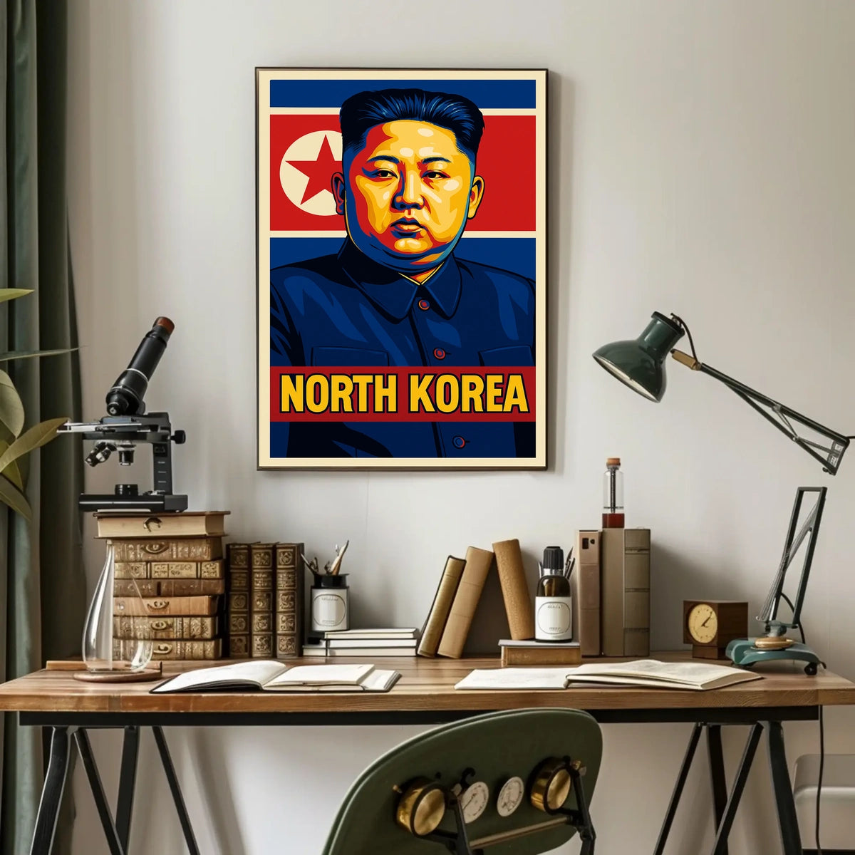 North Korea Leader Poster