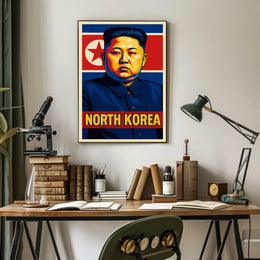 North Korea Leader Poster