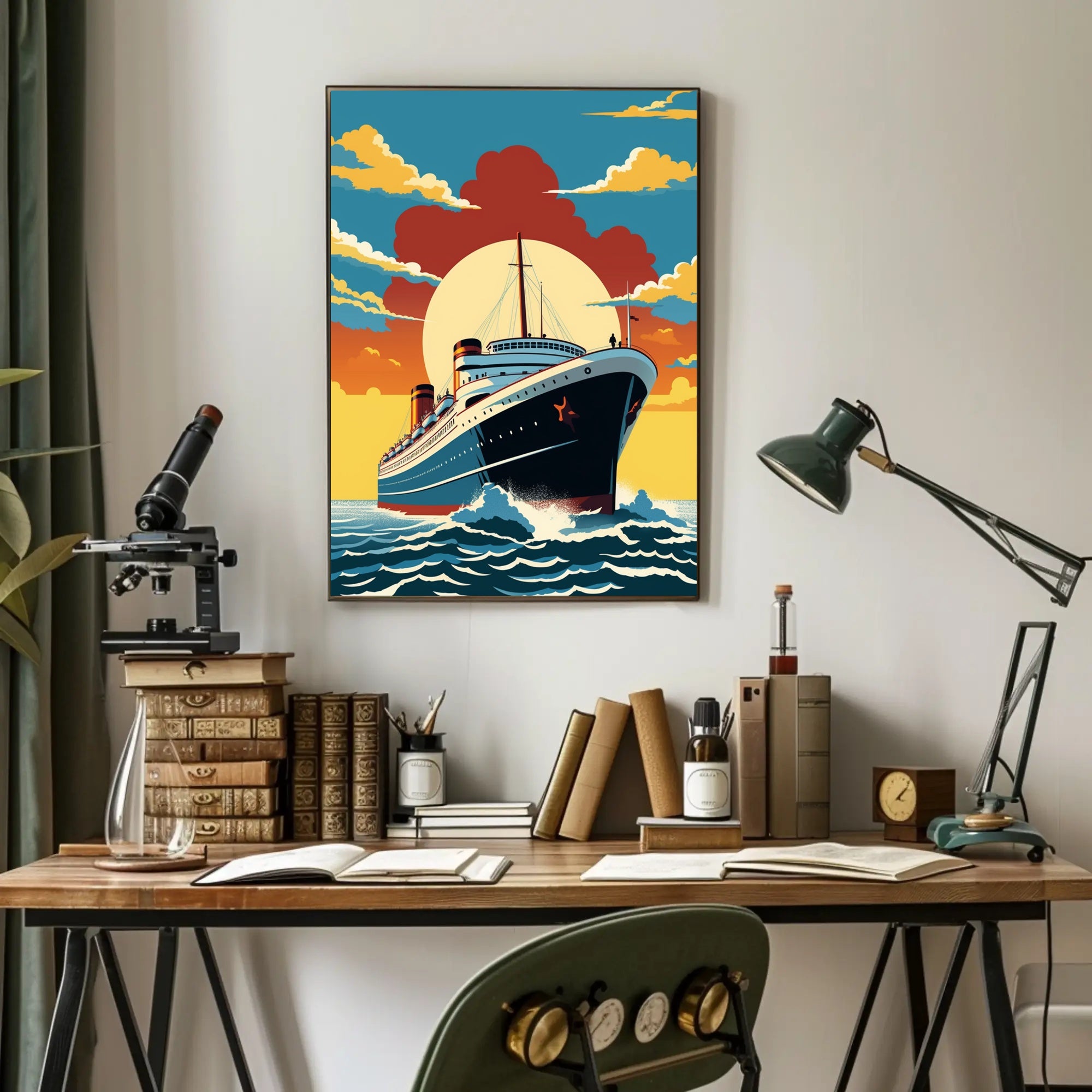 Voyage into the Sunset Poster