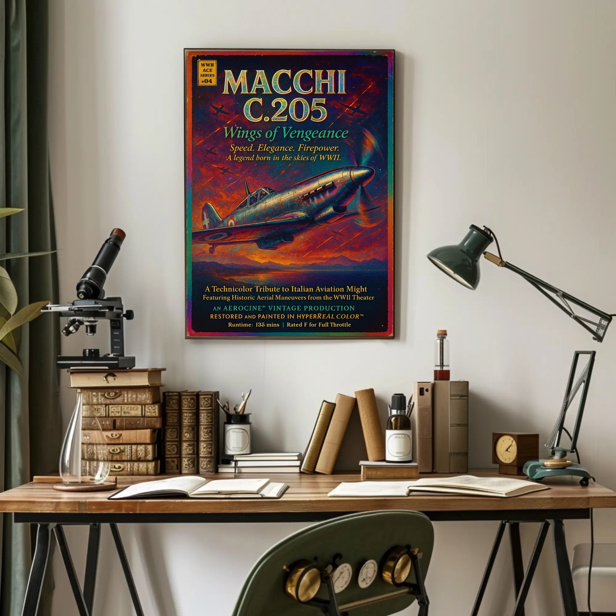 Wings of Vengeance WWII Aviation Poster