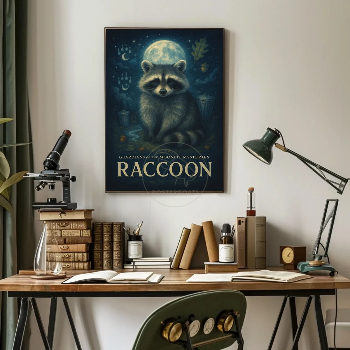 Guardians Raccoon Adventure Art: Animal Poster