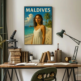 Maldives Paradise Poster