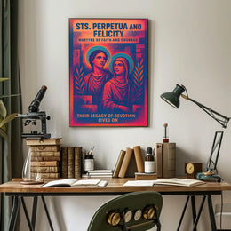 Saints Perpetua And Felicity Martyrs Poster