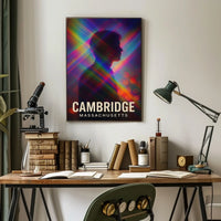 Cambridge Massachusetts Wanderlust Travel Minimalist Poster