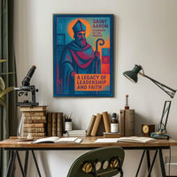 Saint Aaron Guardian Of The Mosaic Poster