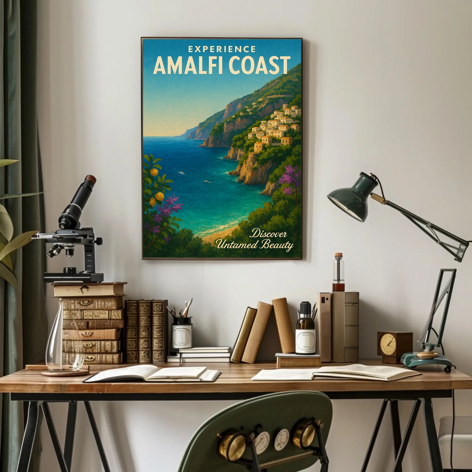 Experience the Amalfi Coast Poster PosterGoat