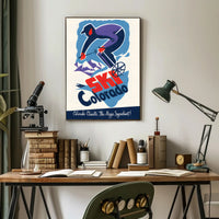 Ski Colorado Poster PosterGoat