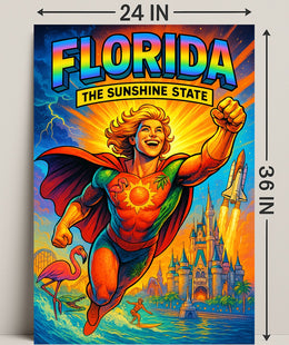 Florida The Sunshine State Poster PosterGoat