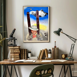 Poland Skiing Adventure Vintage Travel Poster PosterGoat