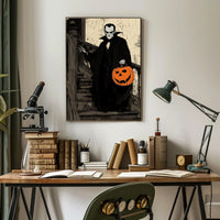 Vampire Halloween Gothic Artwork Sketch Poster