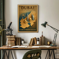 Dubai A Land of Modern Heritage Poster