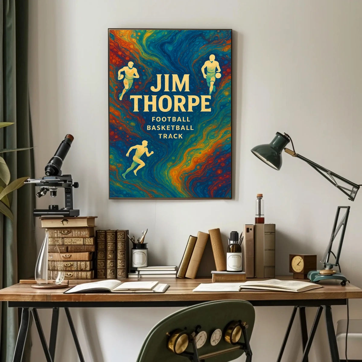 Jim Thorpe Multisport Legend Poster