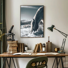 Winter Serenity A Horse In Snow Poster