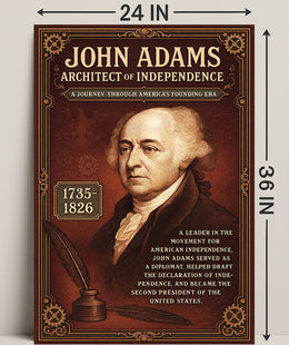 John Adams 2nd President Poster PosterGoat
