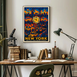 New York The City That Never Sleeps Poster
