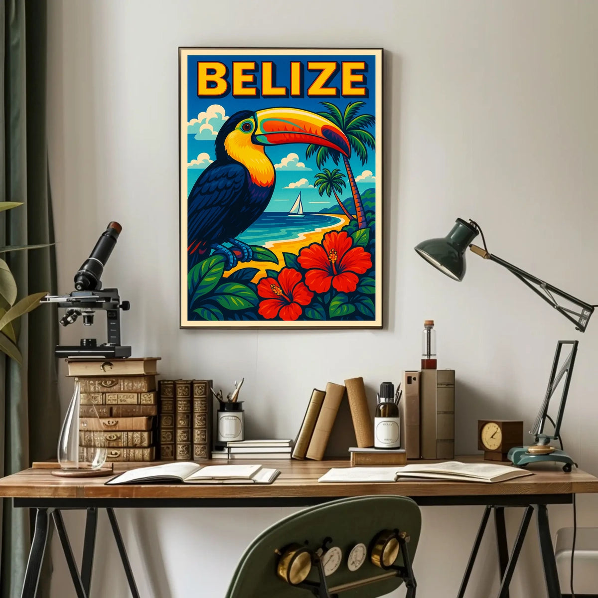 Belize Tropical Paradise Poster