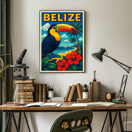 Belize Tropical Paradise Poster